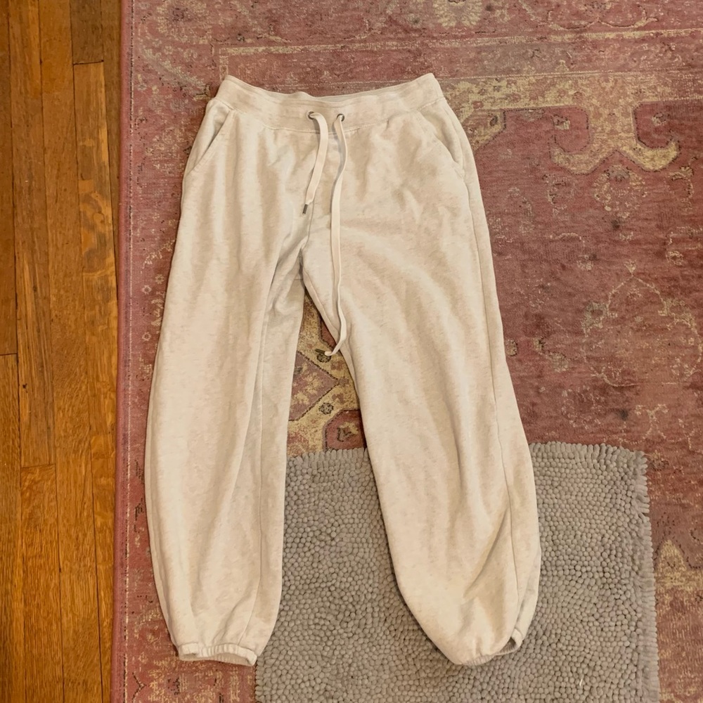 Aerie white joggers